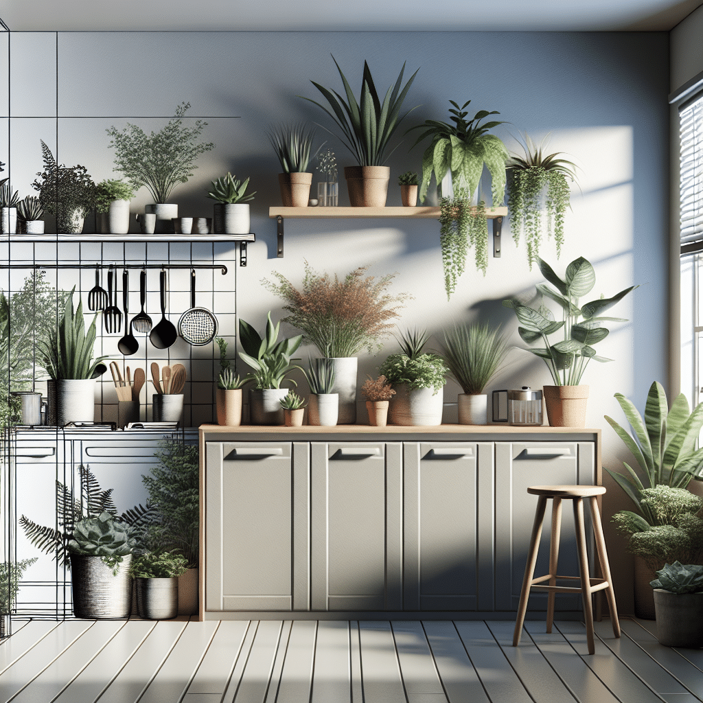 Small kitchen plant arrangement tips