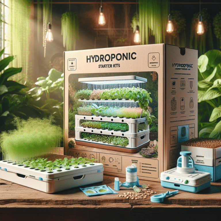 Best hydroponic starter kits for indoor gardening