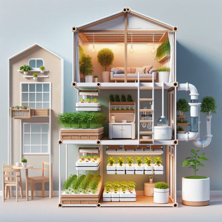 Innovative hydroponic solutions for small living areas
