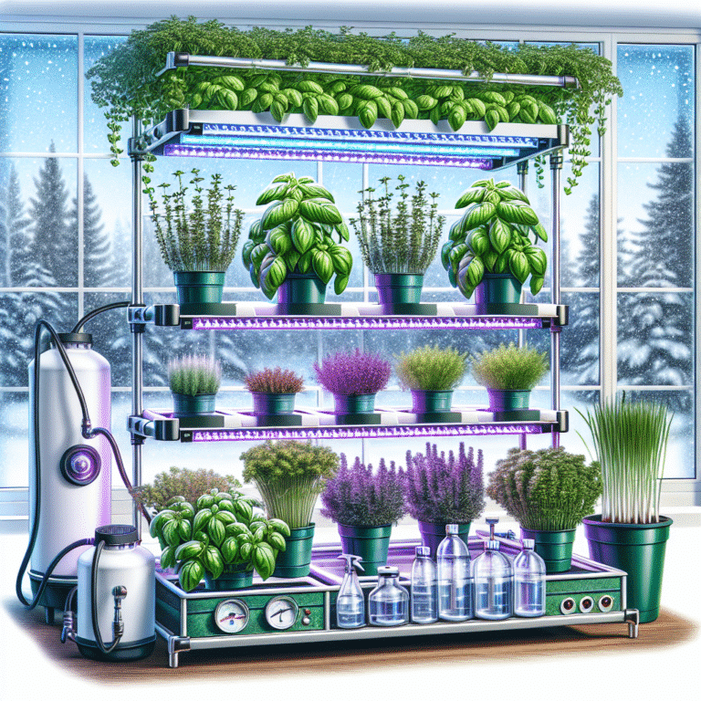 DIY hydroponic gardening for year-round fresh herbs