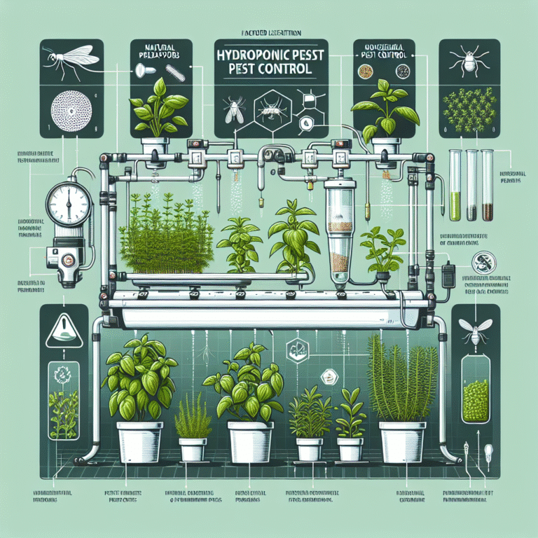 Hydroponic pest control for herbs