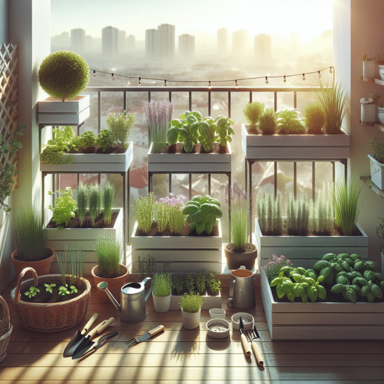 Small apartment herb garden ideas