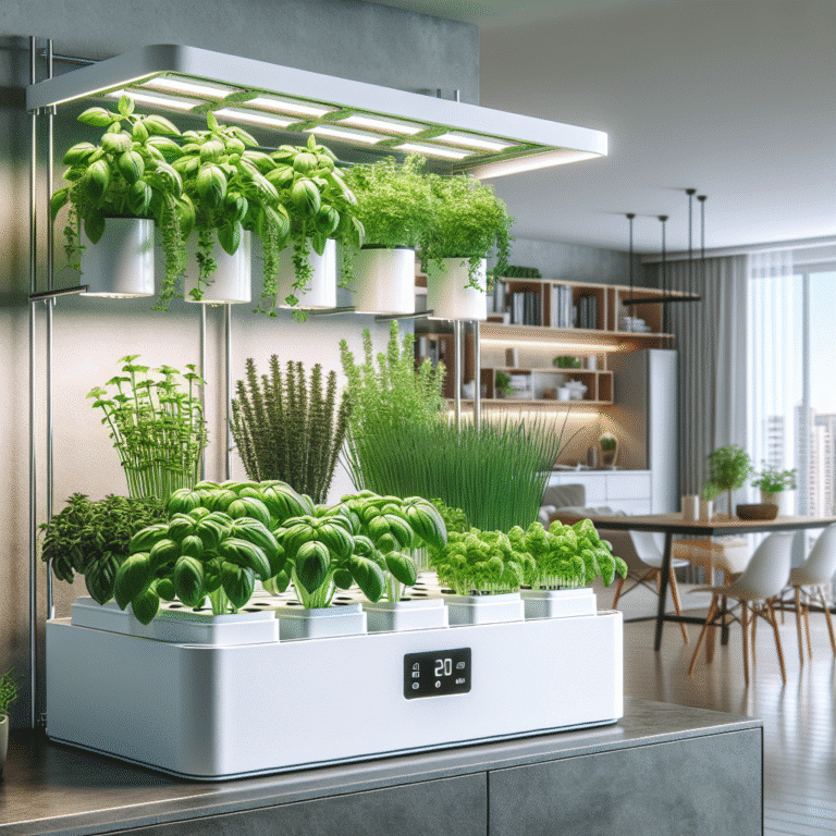Smart hydroponic gardens perfect for apartment life