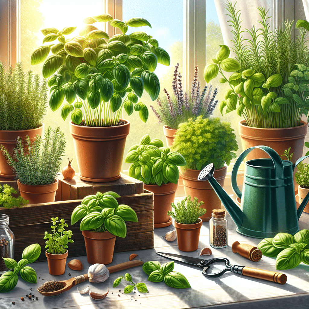 Tips for healthy indoor herbs