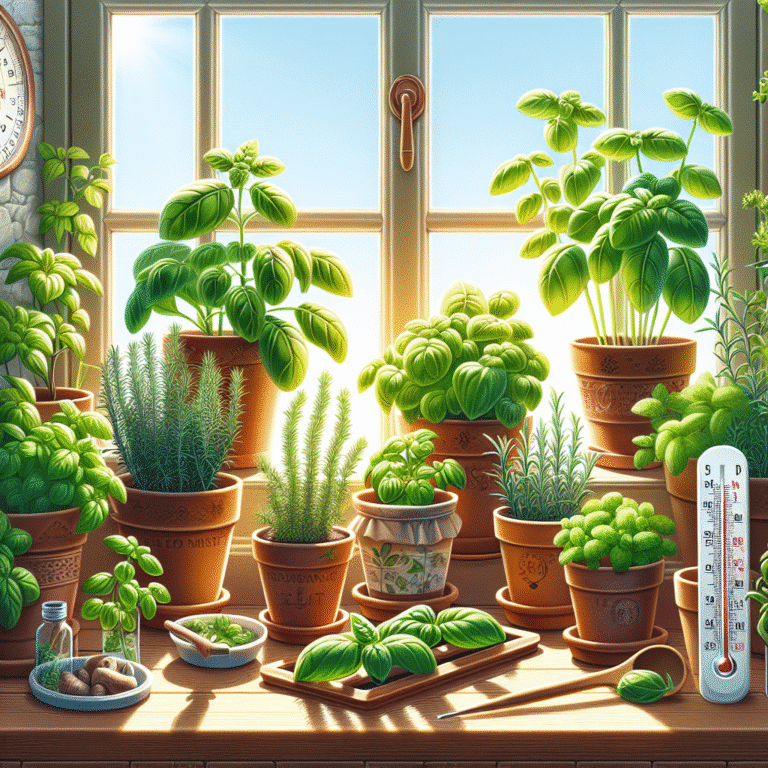 Temperature tips for indoor herbs