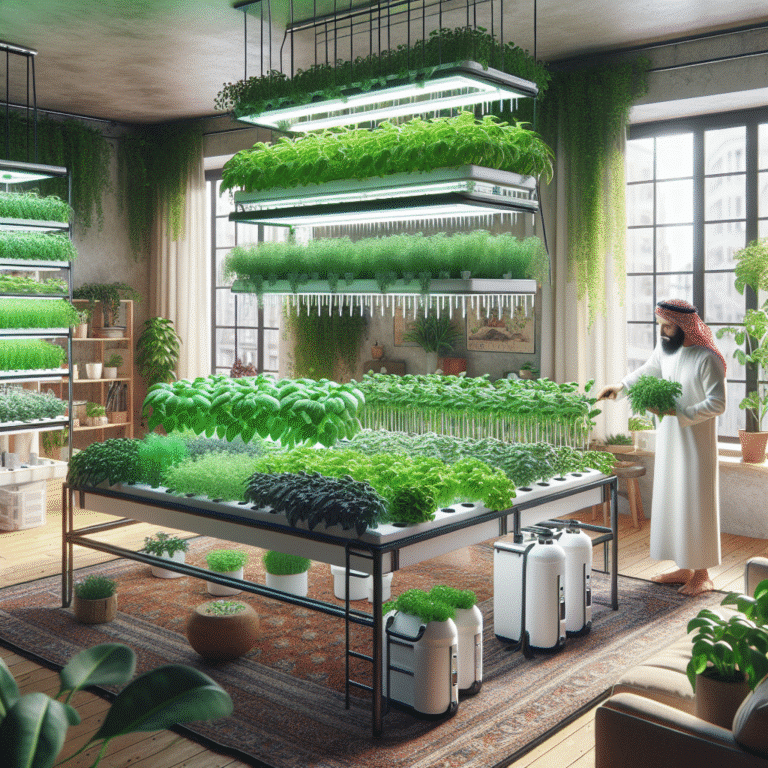 Hydroponic gardening solutions for apartment living