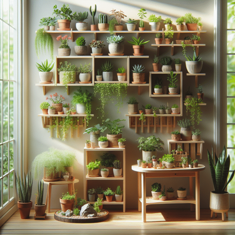 Compact indoor garden layout tips