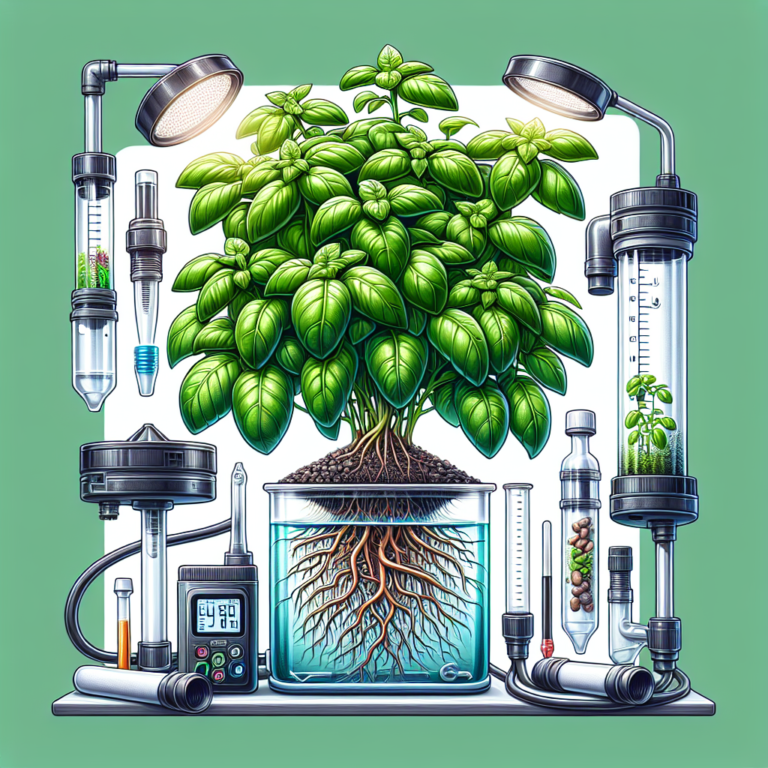 How to grow basil hydroponically.