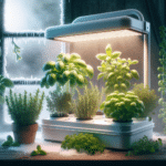 Hidroponic herb care in winter
