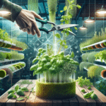 Hidroponic herb pruning guide