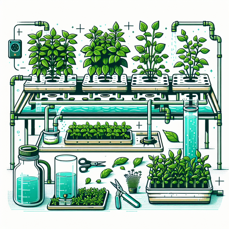 A step-by-step guide to harvesting hydroponic herbs