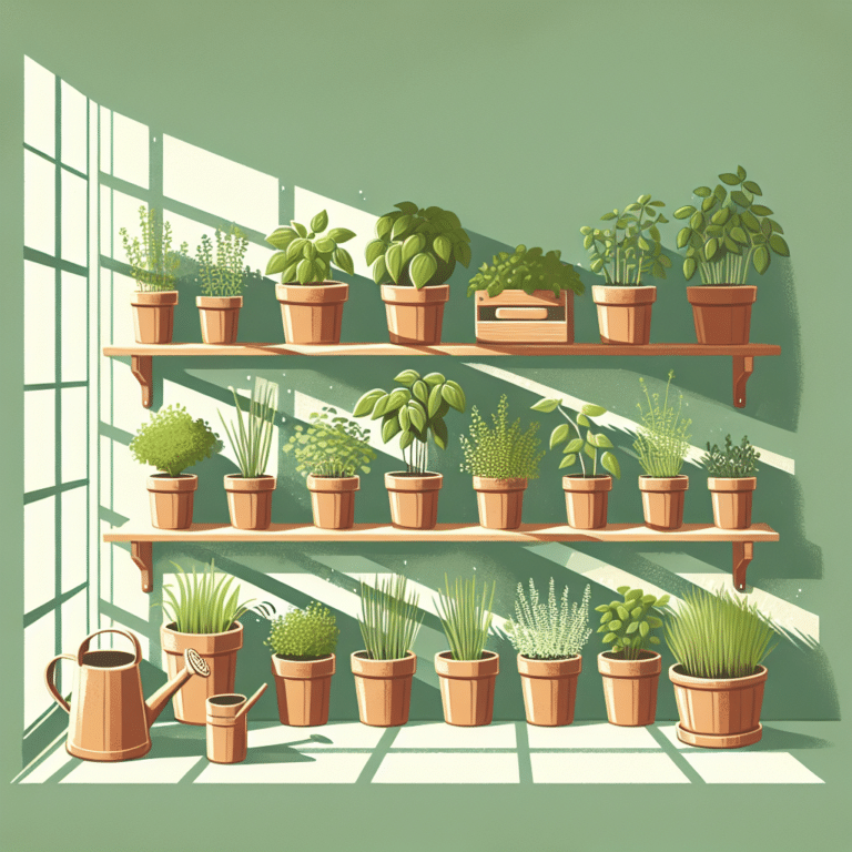 Growing herbs in small indoor spaces