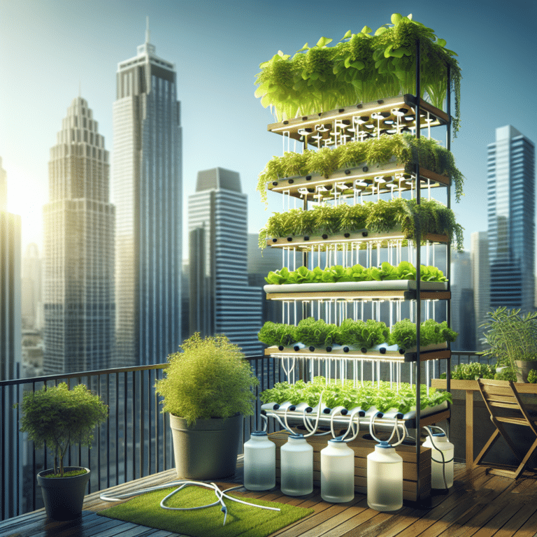 Space-saving hydroponic setups for efficient urban gardening