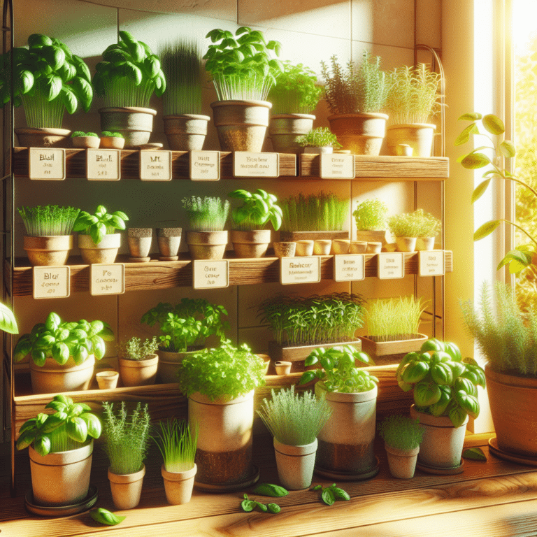 Growing herbs in small indoor spaces