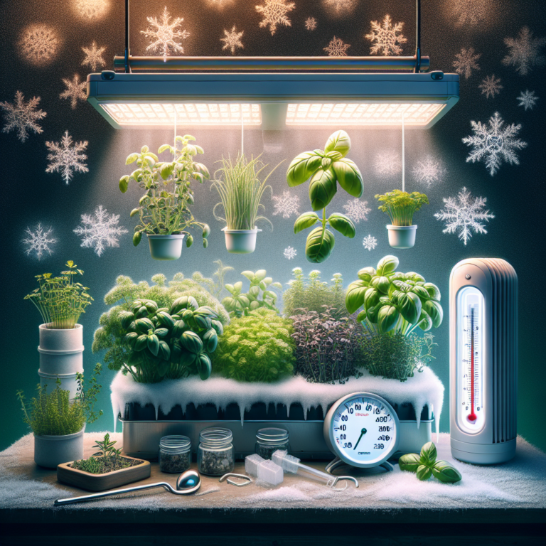 Winter care tips for hydroponic herb cultivation