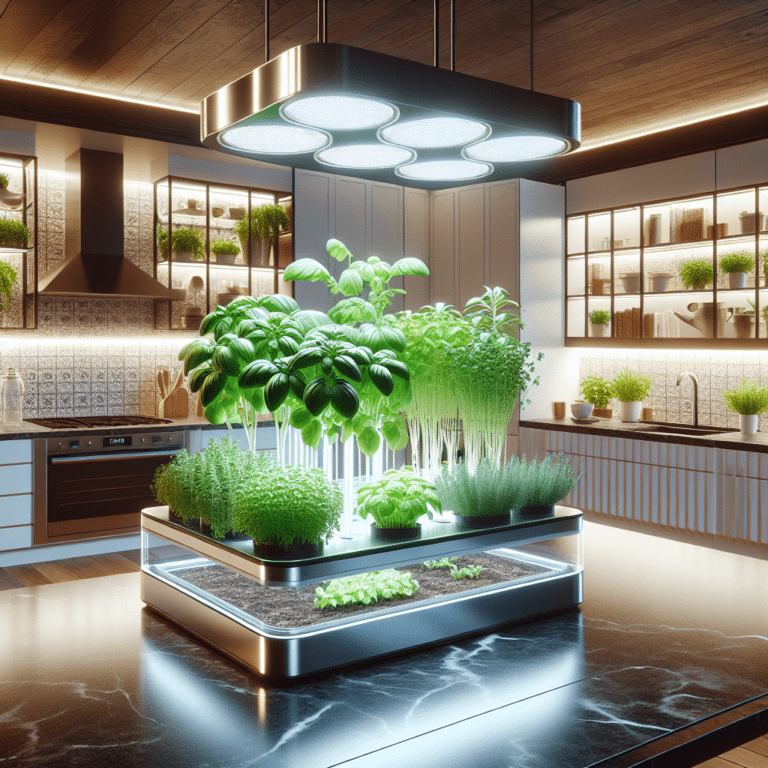 Creating a stylish hydroponic herb display for your kitchen