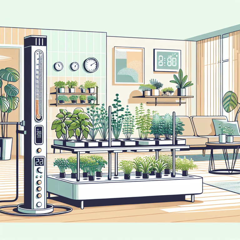Ideal temperature conditions for indoor hydroponic herbs