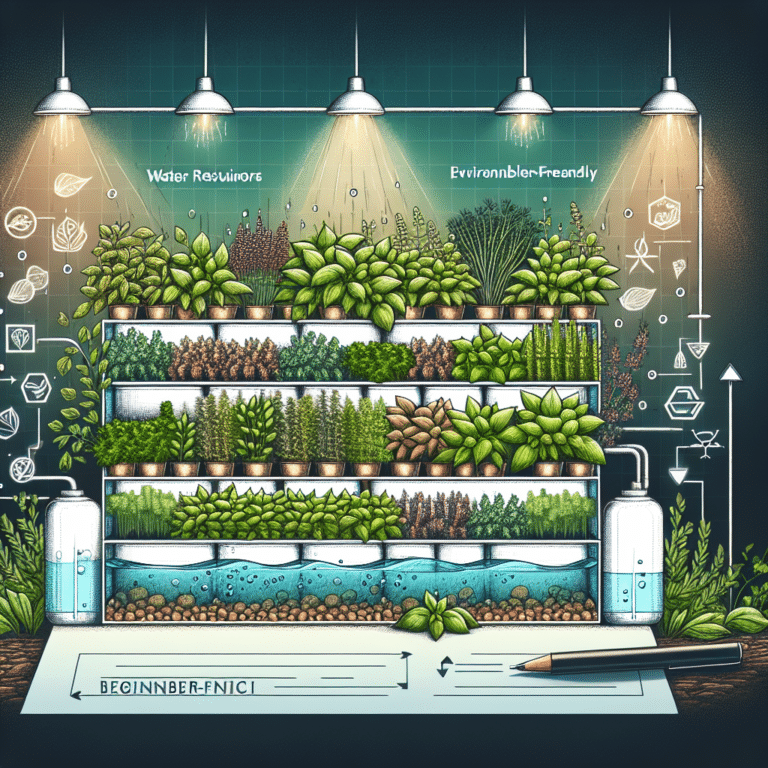 Hydroponic herbs that are beginner-friendly