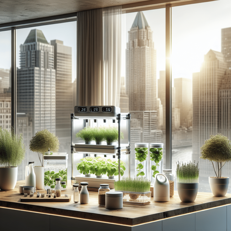 Easy-to-use hydroponic kits for city living