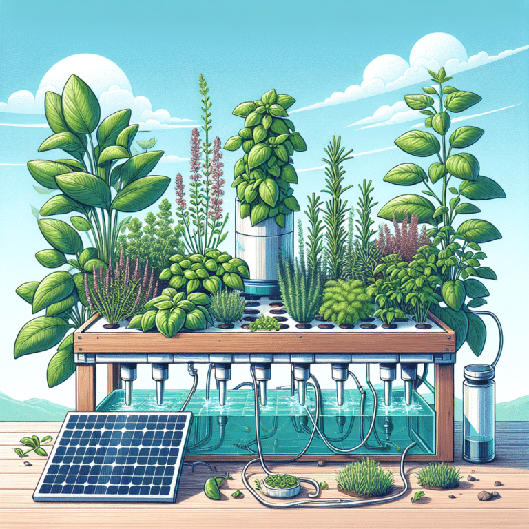 Creating a sustainable herb garden using hydroponics