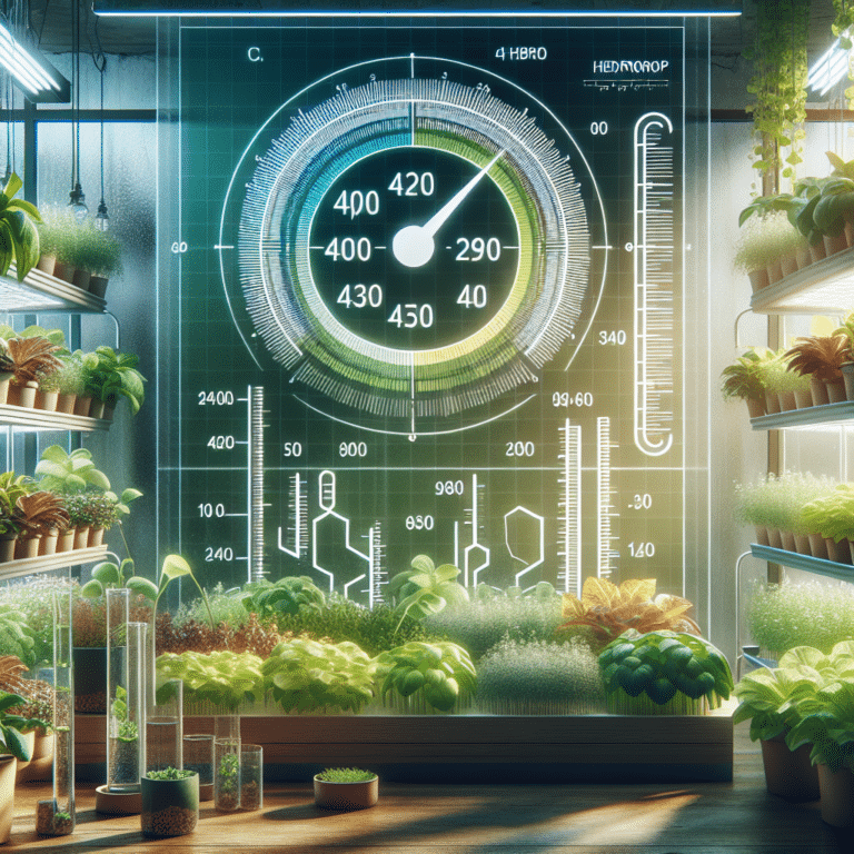 Indoor humidity for hydroponic plants