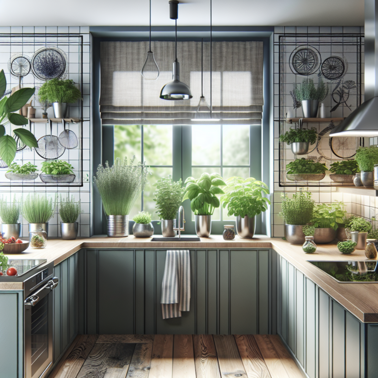 Modern kitchen herb garden designs