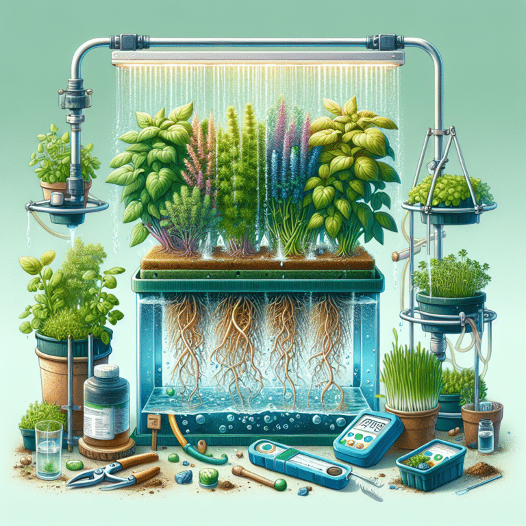 How to water hydroponic herbs correctly