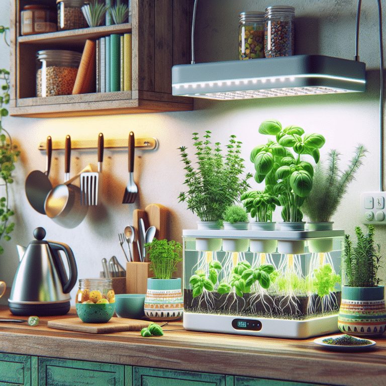 Creating a mini hydroponic herb garden in your kitchen