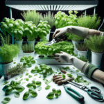Hydroponic herb pruning guide