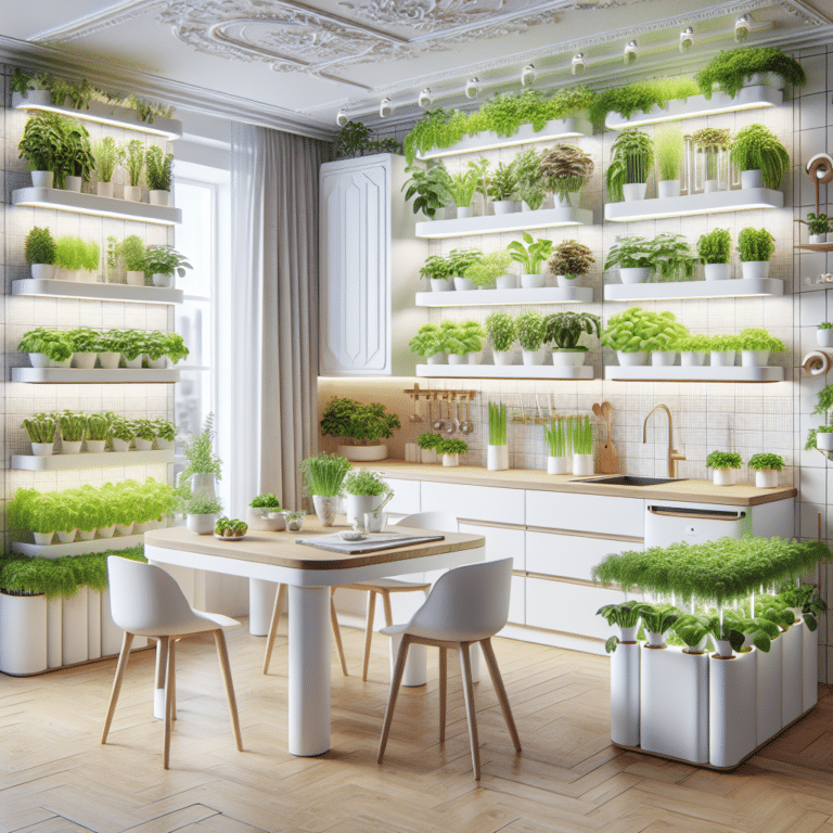 Small kitchen hydroponic garden layout ideas