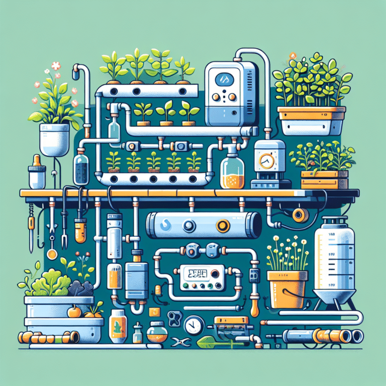 DIY automated hydroponic garden systems