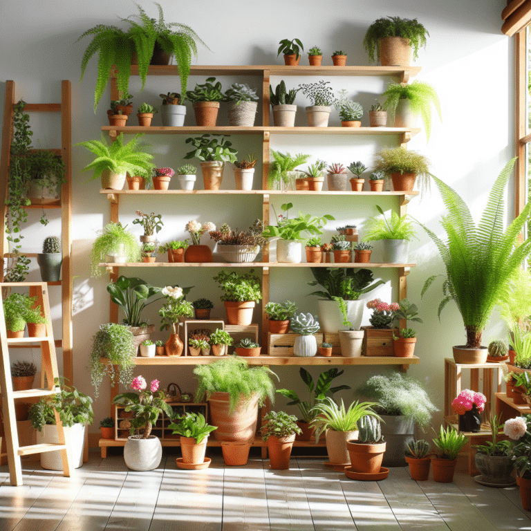 Indoor garden organization for apartments