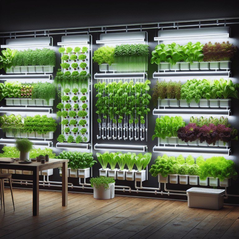 Indoor hydroponic wall garden hacks