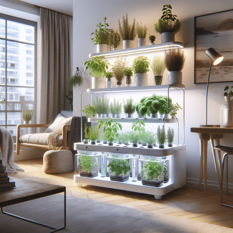 DIY hydroponic herb garden ideas for apartment dwellers