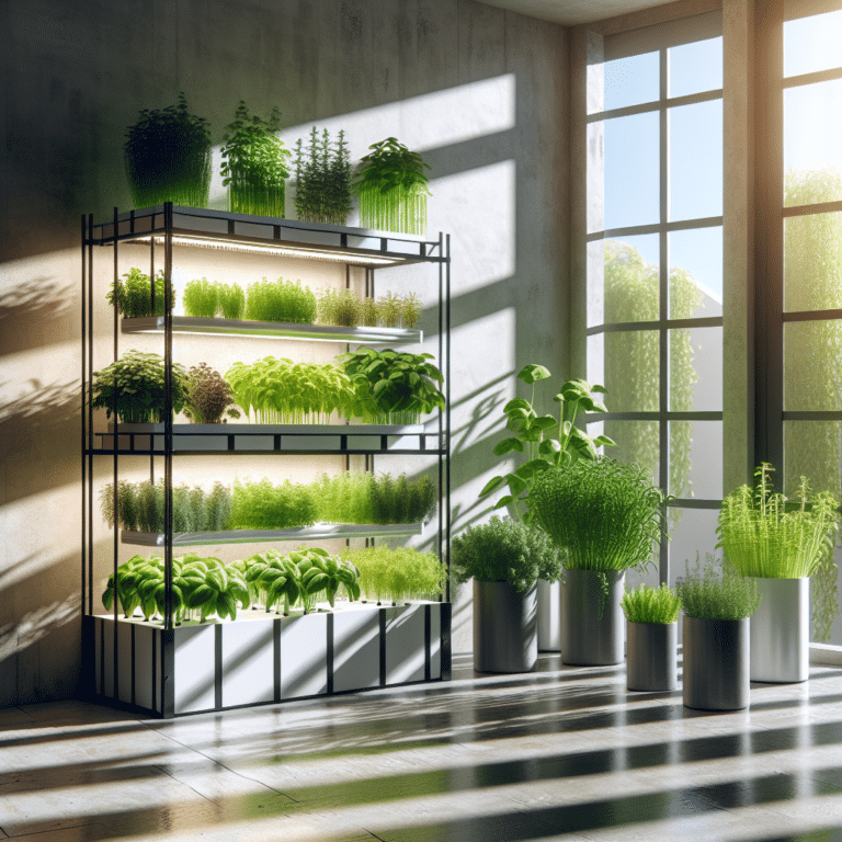 Maximizing light for your indoor hydroponic herb garden