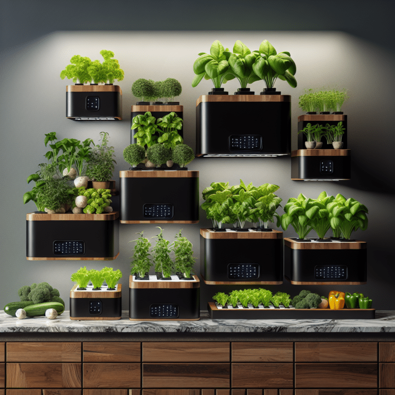 Top countertop hydroponic systems