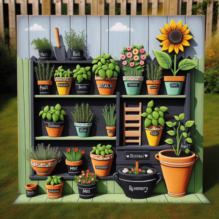 DIY kitchen garden decoration ideas