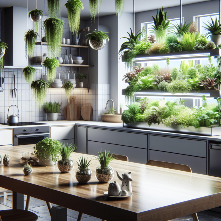 Hacks for decorating a hydroponic garden in your kitchen