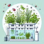Hydroponic pest control for herbs