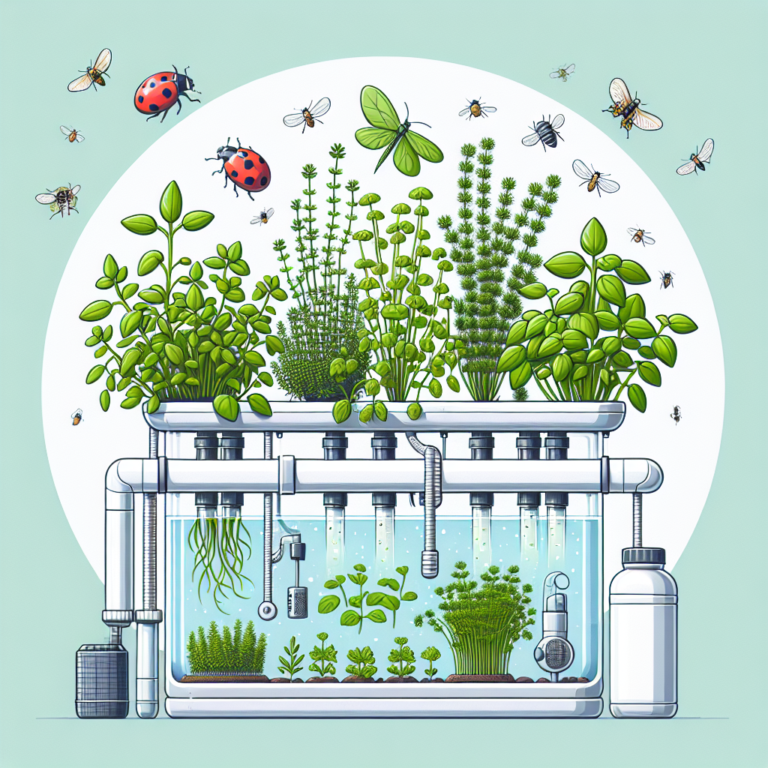 Hydroponic pest control for herbs