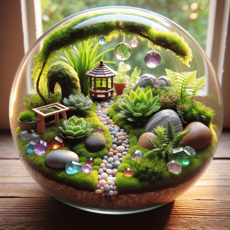 Tiny space indoor garden inspiration