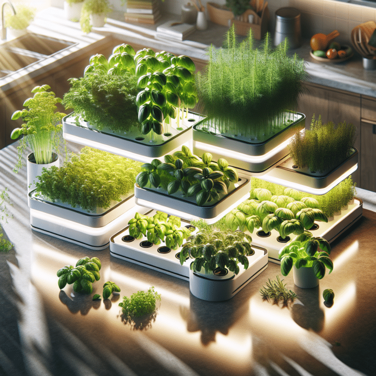 Countertop hydroponic garden ideas