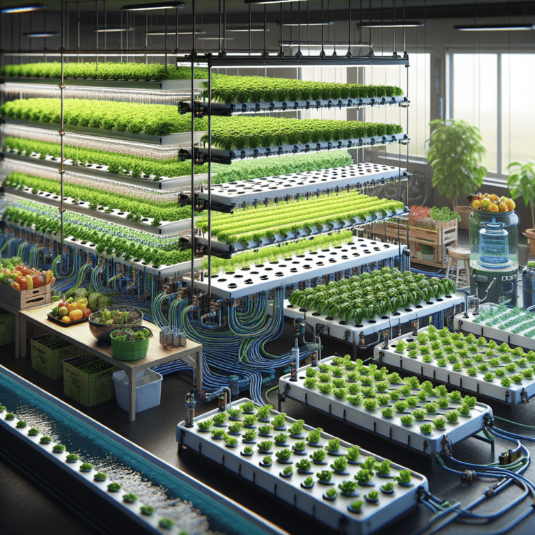 DIY automated hydroponic garden systems