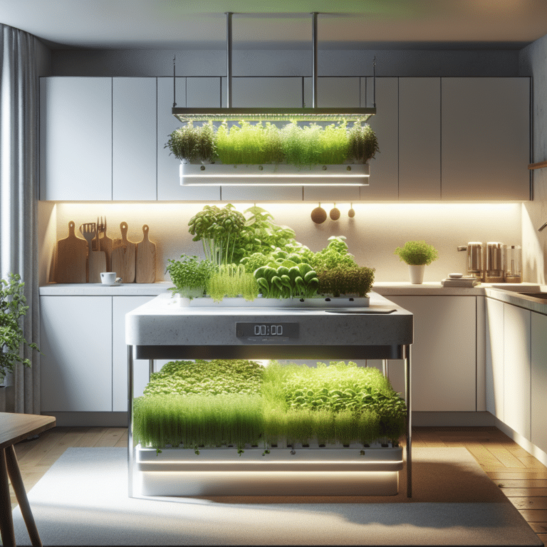 Small kitchen hydroponic garden layout ideas