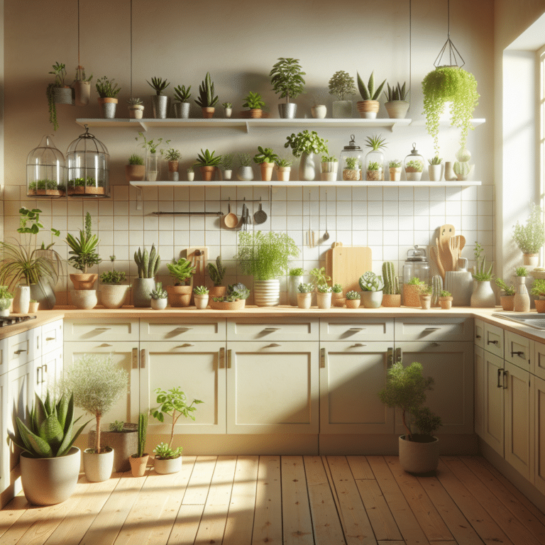 Small kitchen plant arrangement tips