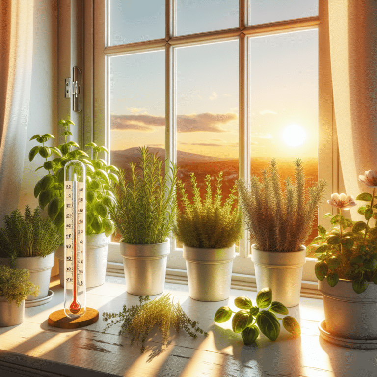 Temperature tips for indoor herbs
