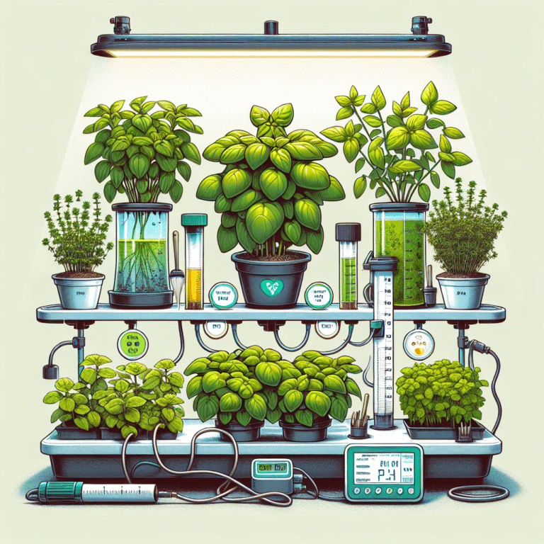 Hydroponic herb growth troubleshooting
