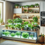 Decorative tips for hydroponic gardens in kitchens