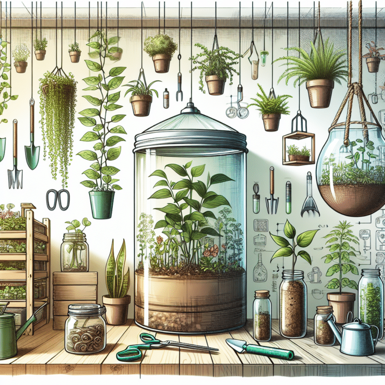 Tiny space indoor gardening hacks