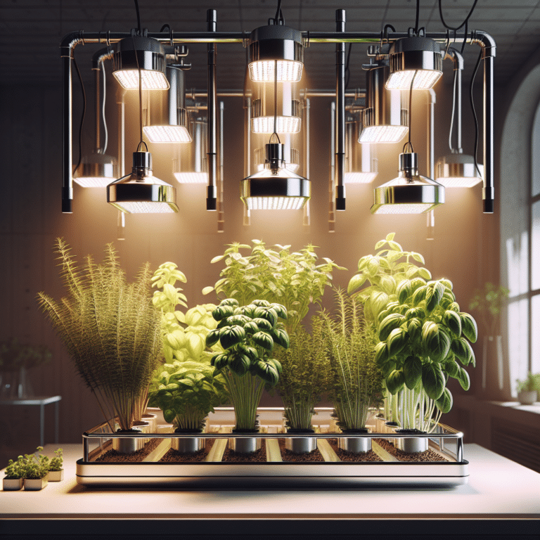 Maximizing light for your indoor hydroponic herb garden